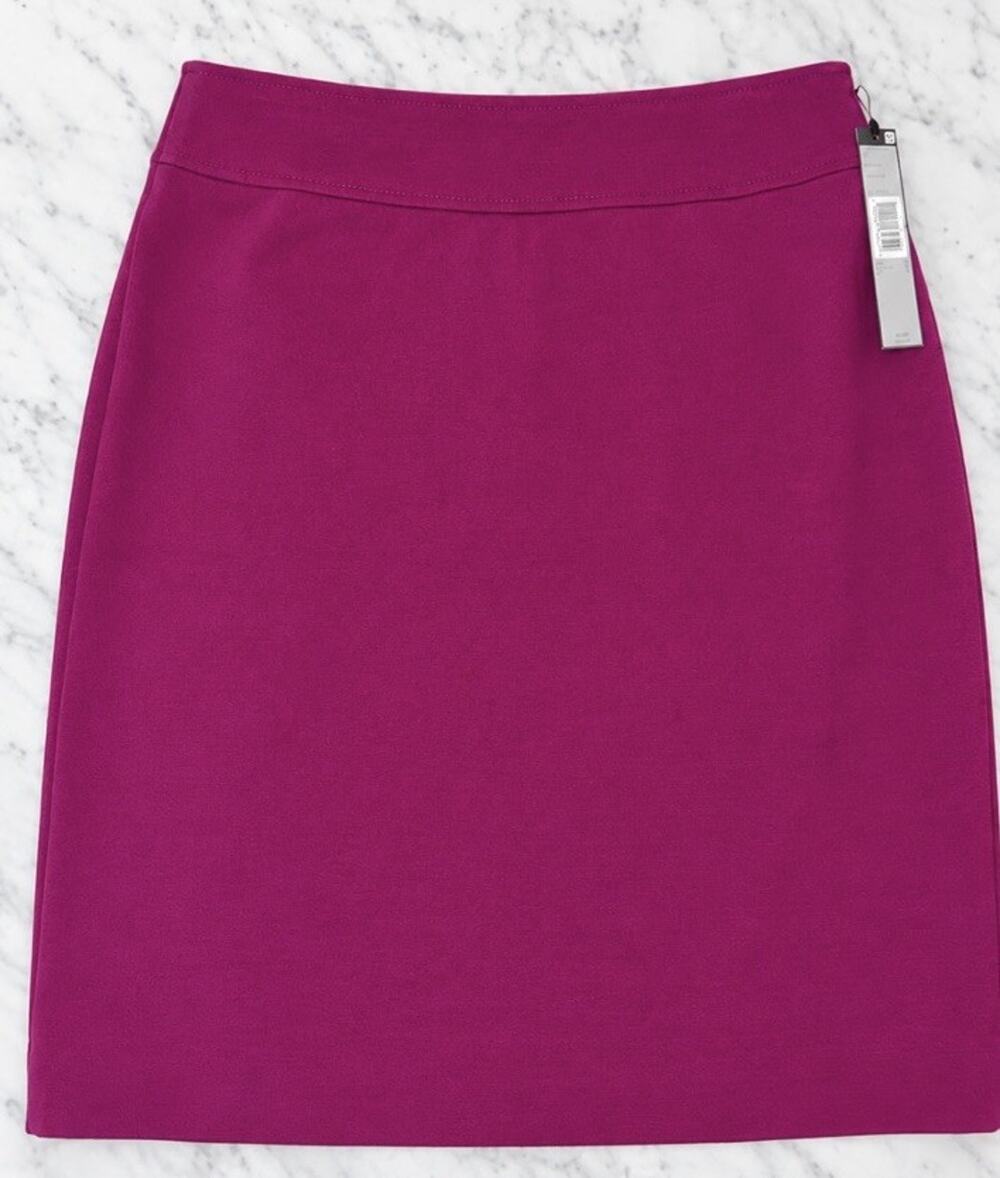Tahari Arthur S. Levine Magenta Pencil Skirt Women’s Size 8 NWT $69 MSRP